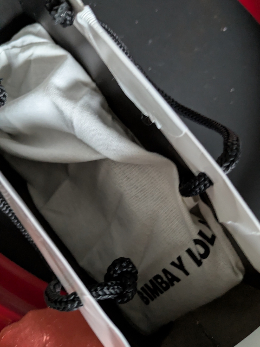 Bimba y Lola Black Woven Shoulder Bag - Picture 9 of 11